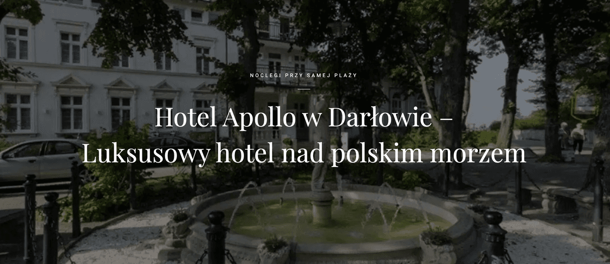 ****Apollo**** Historic Hotel Sp. z o.o. banner