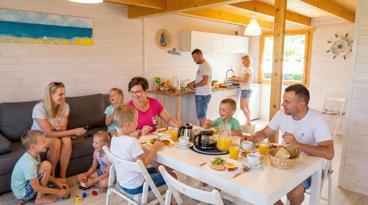 Jak Zaplanować Oszczędne Wakacje dla Grupy 8 Osób w Ustce bez Rezygnacji z Komfortu? Przewodnik z Relax Domki Ustka