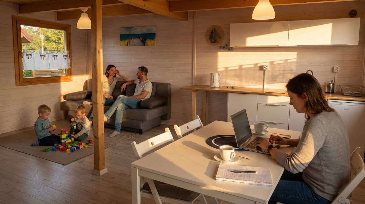 Workation Ustka: Relax Domki – Praca Zdalna nad Morzem