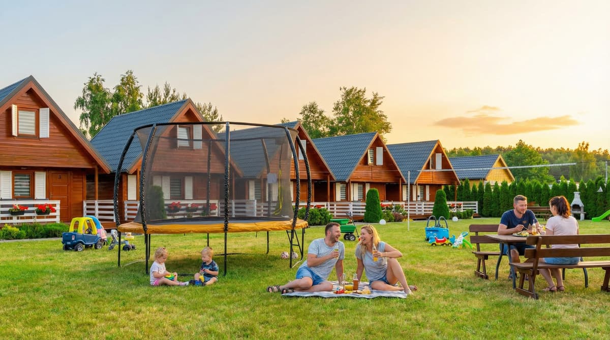 Lasem na plażę Ustka: Zdrowy relaks w Relax Domki