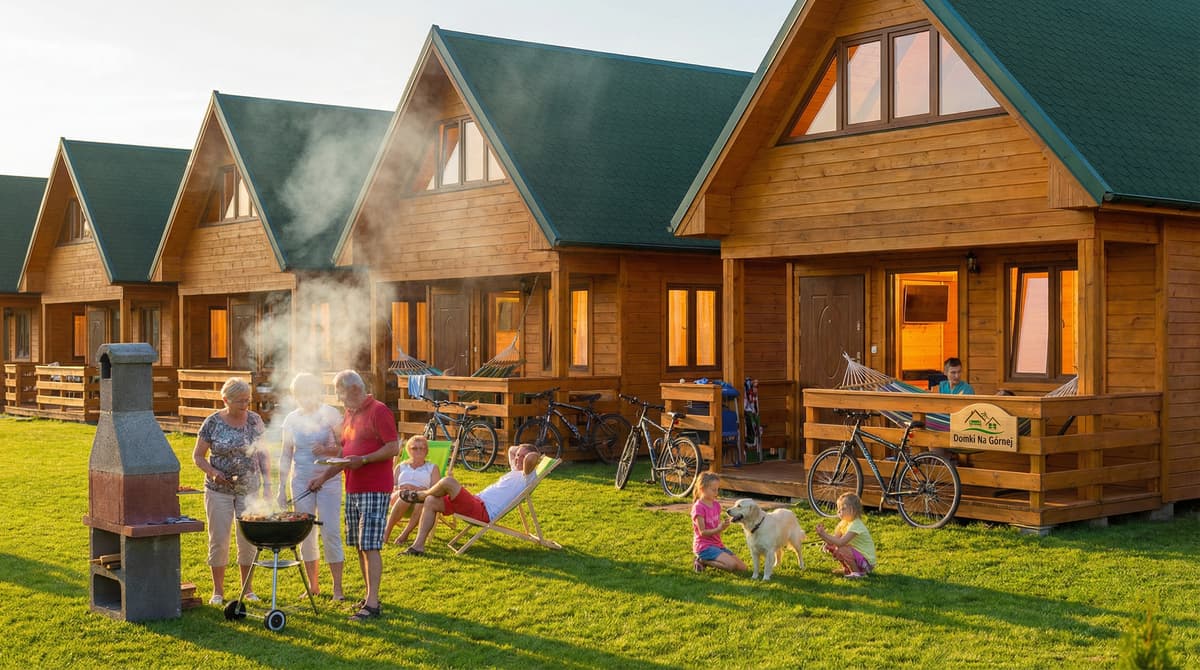 Domki Na Górnej: Idealne wczasy dla dużej rodziny w Ustroniu Morskim