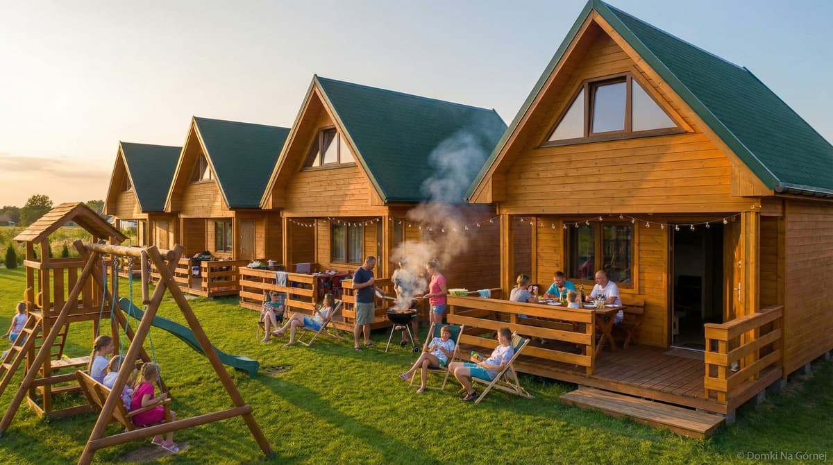 Domki letniskowe z ogrodem Ustronie Morskie: przestrzeń i zabawa