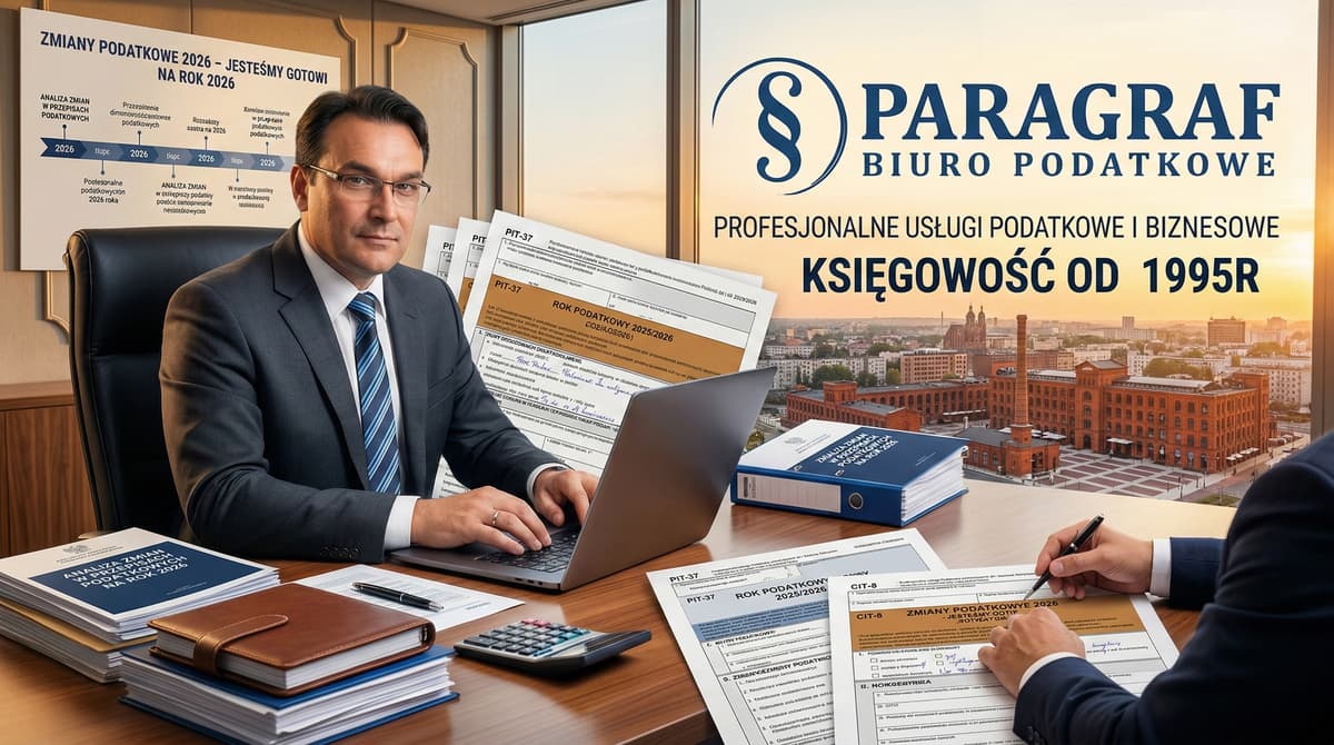 Outsourcing księgowy w 2026: Twój księgowy dla firmy w Łodzi