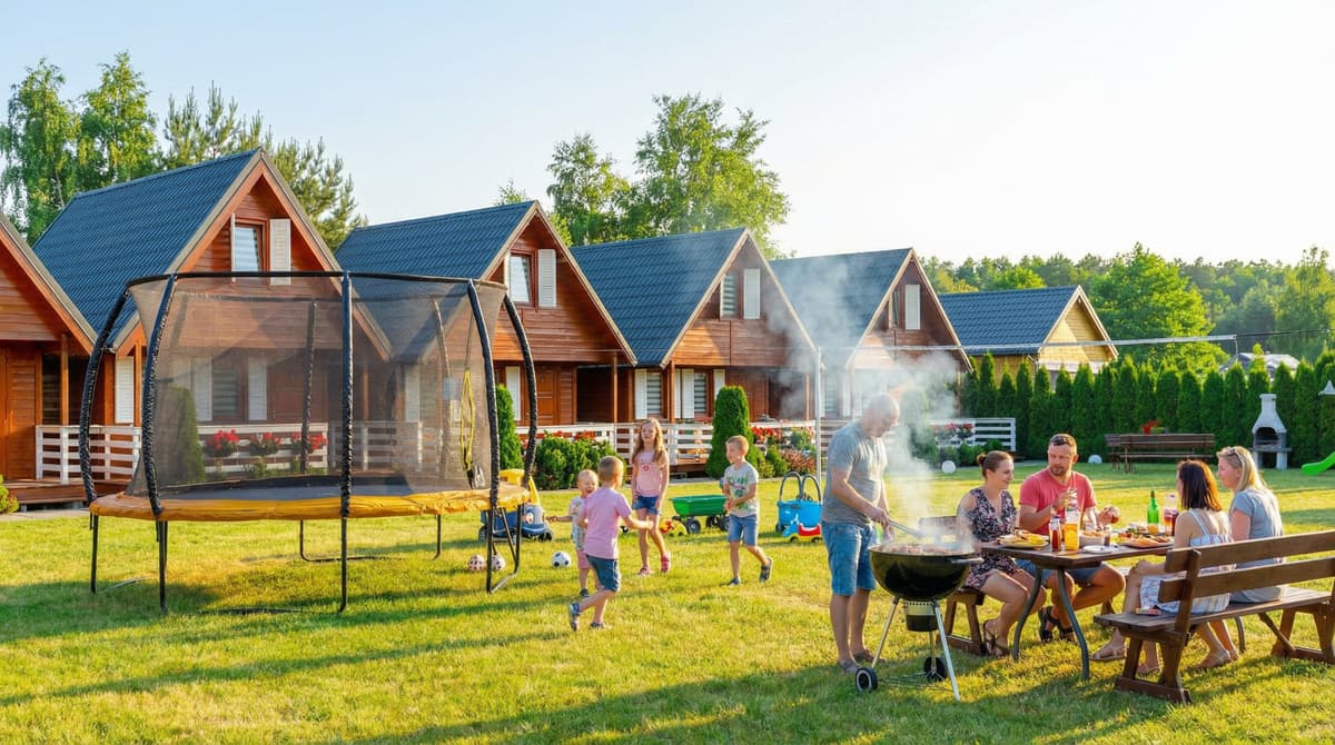 Relax Domki Ustka: Urlop Grupowy dla 8 Osób Nad Morzem