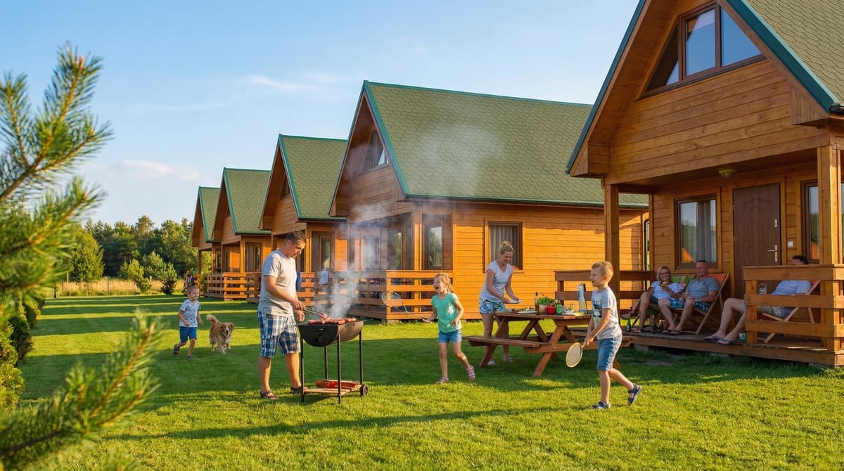 Domki Na Górnej: Bezpieczna zabawa dla dzieci Ustronie Morskie