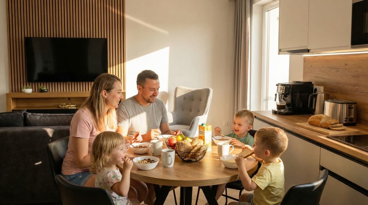 Gotowanie na wakacjach w Rozewska 30 – pełne wykorzystanie kuchni