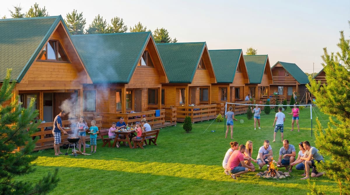 Domki Na Górnej: Wakacje w Ustroniu Morskim i Relaks na 3500m²