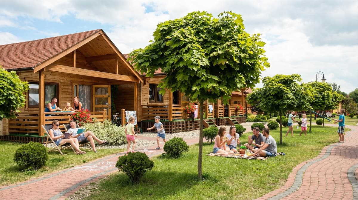 Domki Letniskowe Lido: Stylowe Wakacje w Krynicy Morskiej Centrum