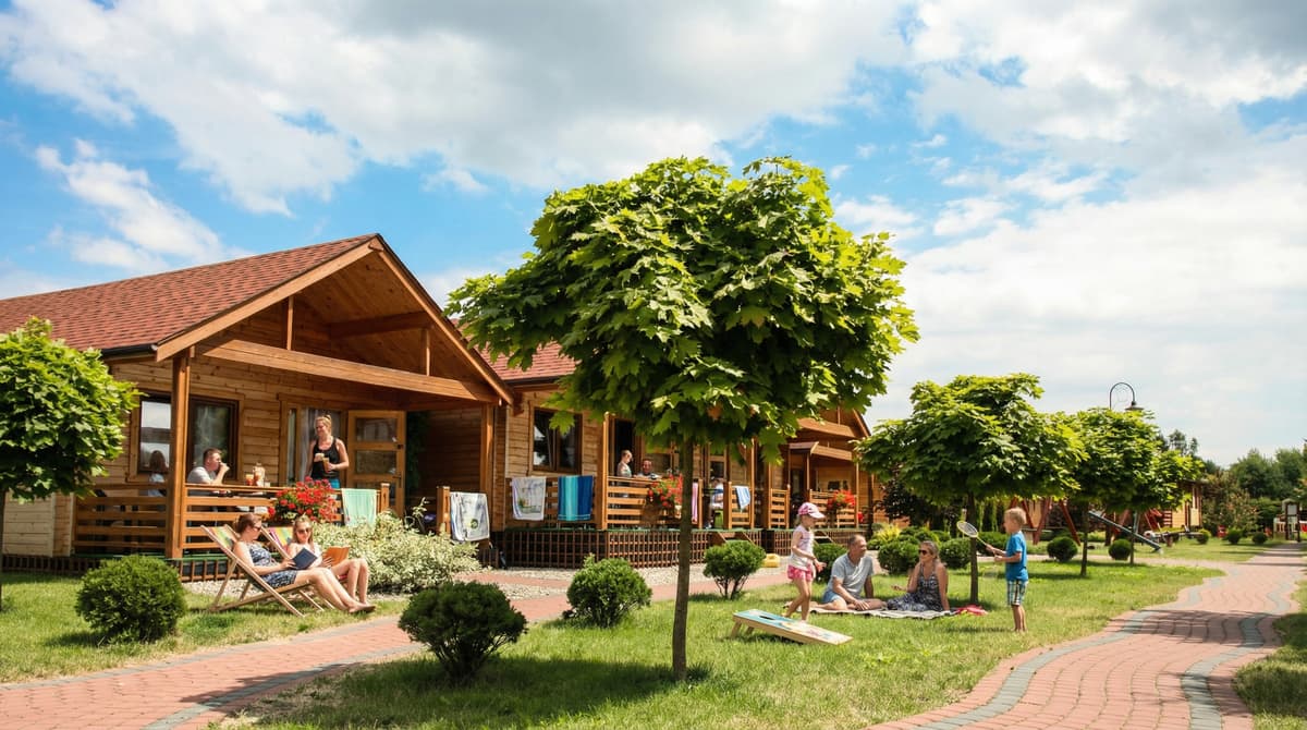Wakacje grupowe Krynica Morska: Domki Lido dla dużej rodziny