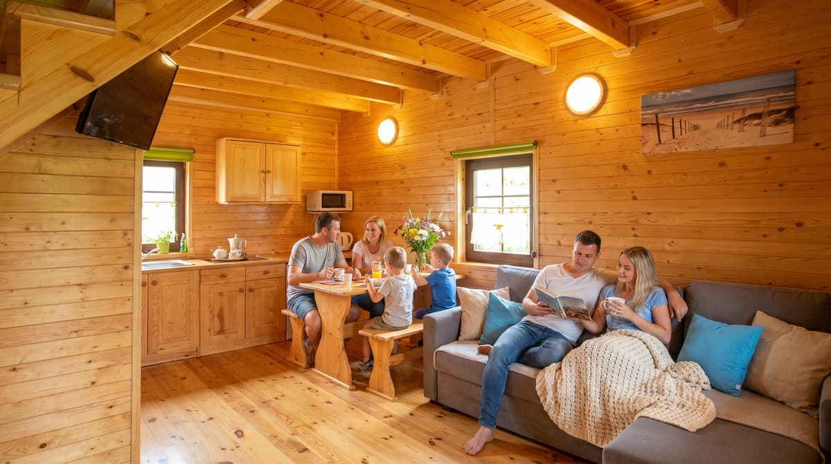 Sielankowo Ustronie Morskie: Domki z Wędkowaniem i Bałtykiem | Urlop 2026