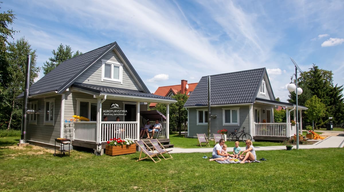 Hygge Mazury: Komfortowe domki skandynawskie w Kal Węgorzewo