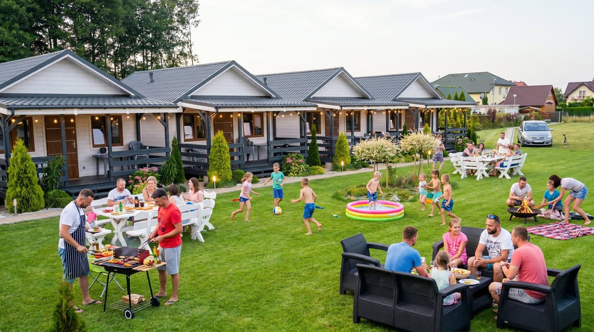 Domki u Brodatego: Całoroczny Komfort Termiczny w Sarbinowie