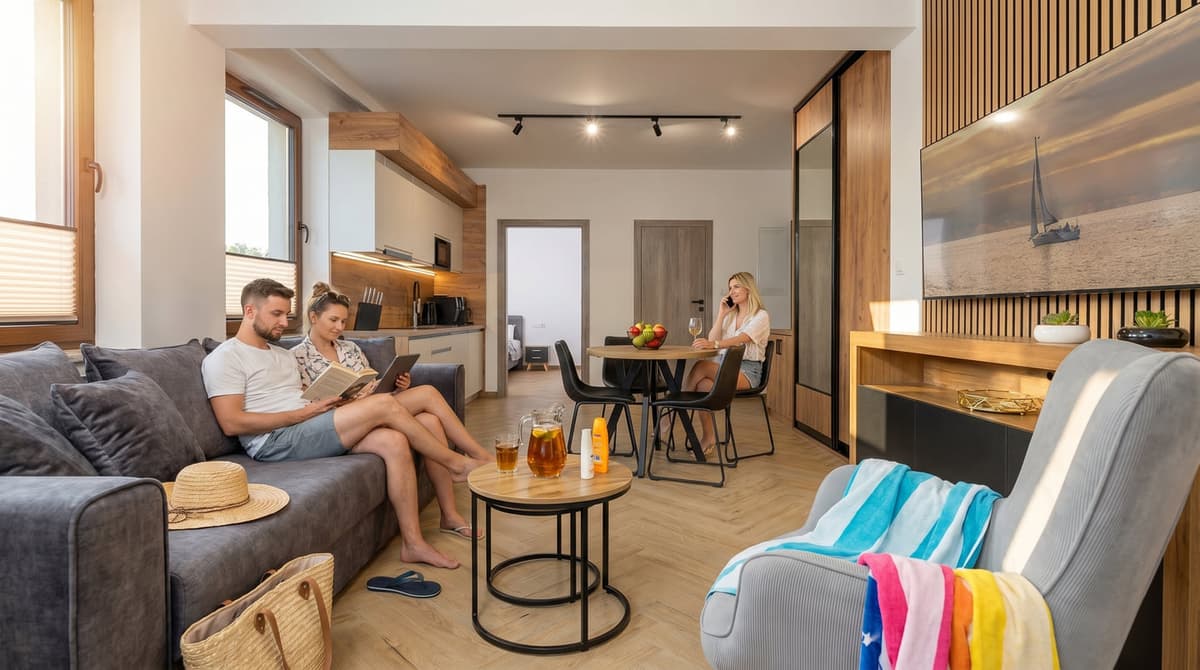 Pobyt dla par Jastrzębia Góra: Rozewska Apartaments