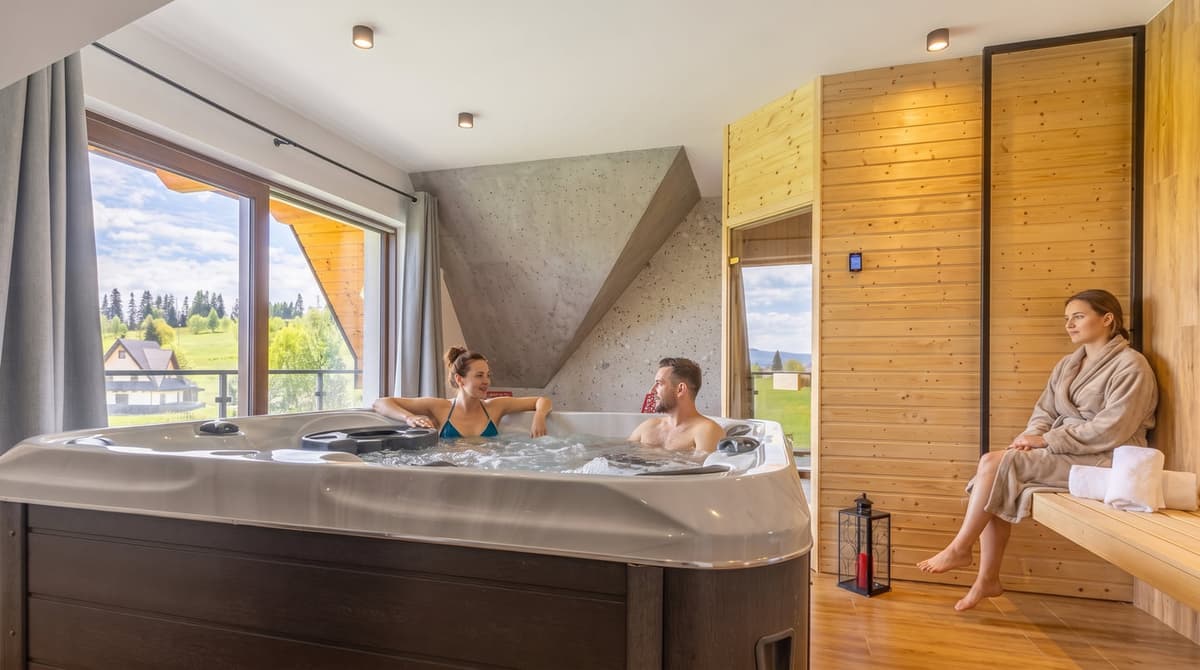 Willa Watra: Relaks w prywatnym SPA z widokiem na Tatry