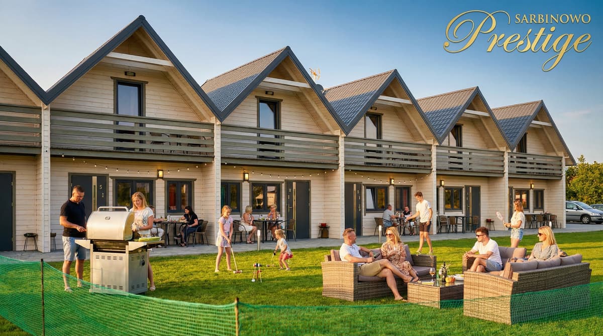 Sarbinowo Prestige: Komfortowe domki nad Bałtykiem dla rodzin
