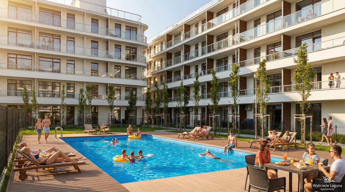 Wybrzeże Laguna: Apartamenty nad morzem w Ustroniu Morskim