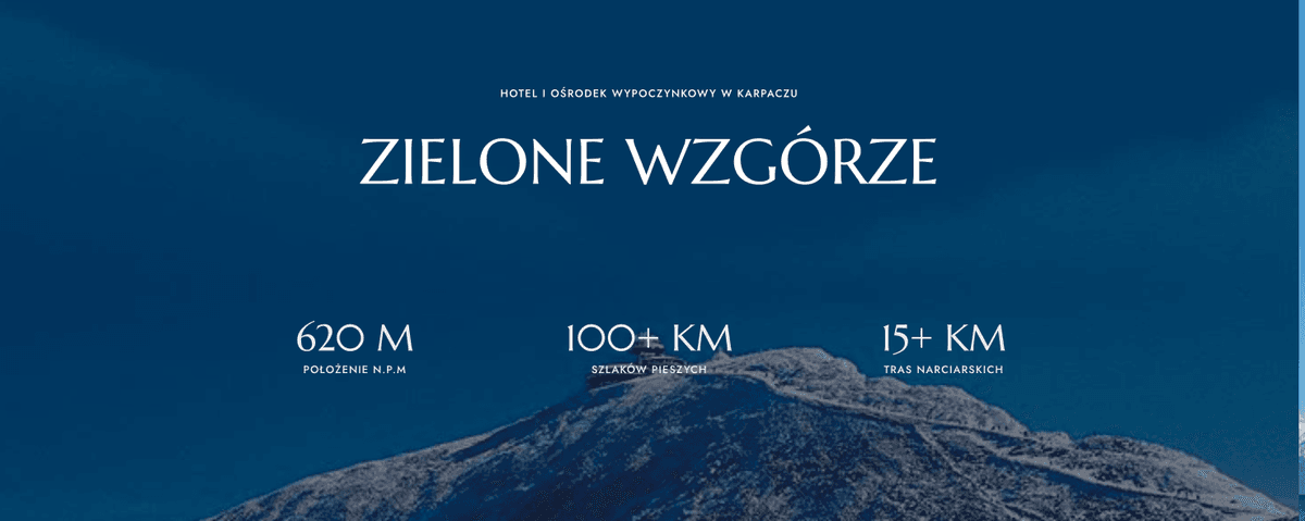 Zielone Wzgórze Karpacz banner